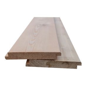 Fassadenverkleidung Wechselfalzbretter Sibirische Lärche 21 x 121 mm